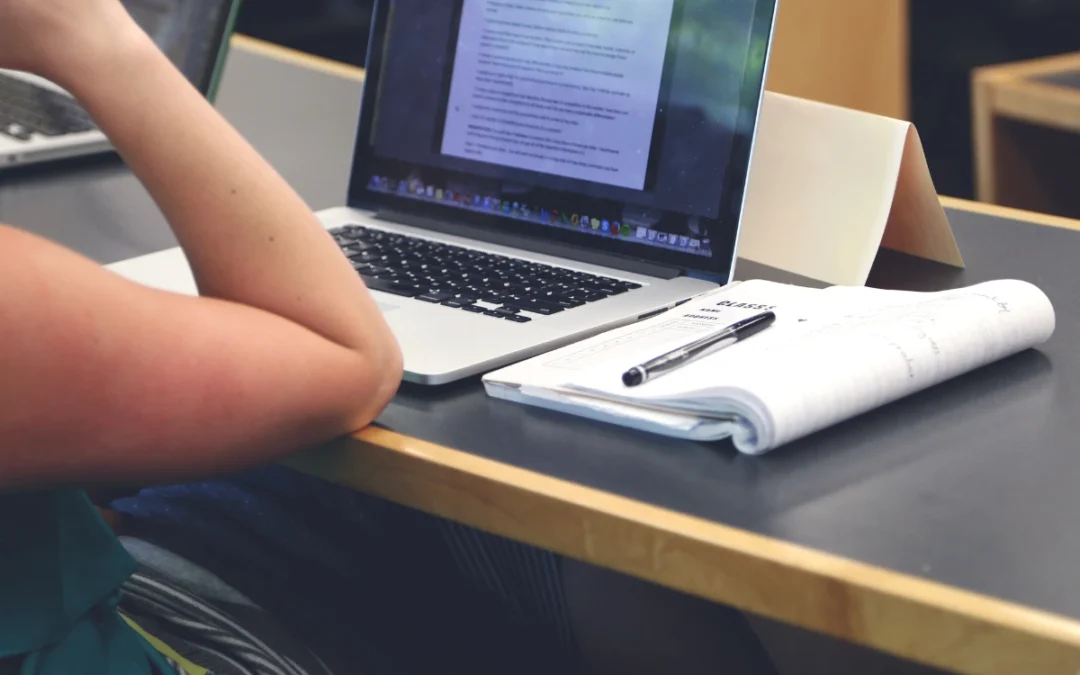 A first-time DUI offender taking an online DUI class.