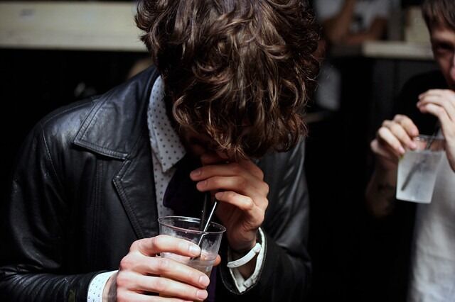 Man Drinking